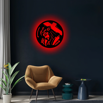 Wooden LED Logo - Jesus Christ | God