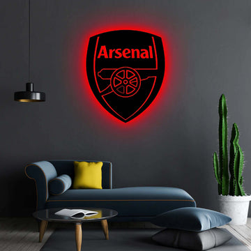 Wooden Chelsea FC LED Logo Luminous For Football Fan's