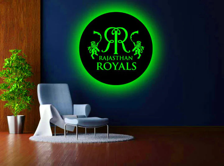 IPL Wooden LED Logo - RR